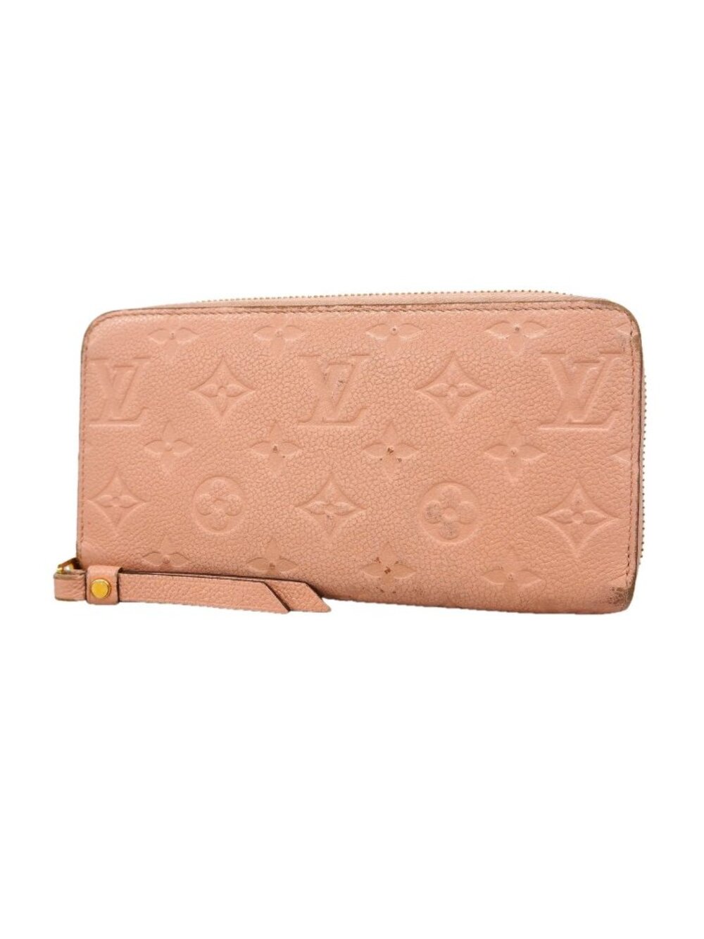 Louis Vuitton Wallet Monogram Empreinte Zippy Rose Poudre